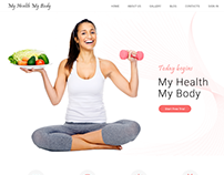 Health web design