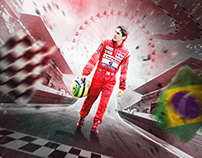 Ayrton Senna - Social Media Graphic and Motion
