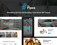 Plumbing Service and Building Tools Store WP Theme