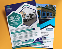 islamic Help us charity Donation poster flyer design