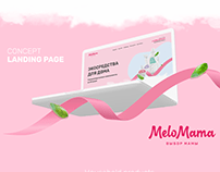 Melomama Landing Page Concept