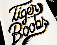 Tiger Boobs Lettering