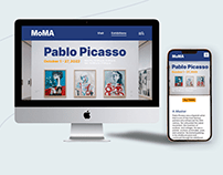 Pablo Picasso Web Design