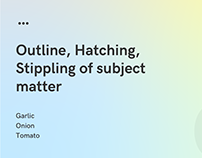 Outline, Hatching & Stippling practice