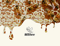 AllBee| Honey Logo & Branding Design