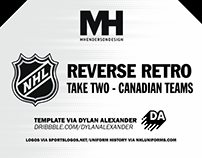 NHL Reverse Retro Take Two - Canadian Teams