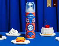 OMG! Brand Identity for Whipped Cream