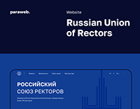 Russian Union of Rectors website design