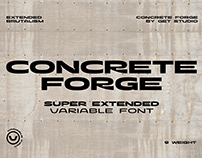 Concrete Forge Extended Typeface