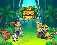 Idle Zoo Empire (Game art, Promo)