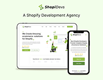 Shopidevs - Agency Landing Page