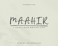 Maahir Handwritten Font