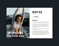 Daily UI | #062 | Workout of the Day