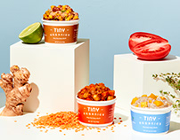 Tiny Organics Baby Food Packaging