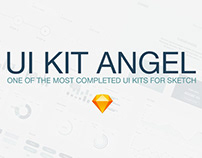 UI Kit Angel | Completed Sketch App Kit