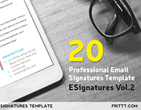 Professional Email Signatures Template-ESignatures Vol2
