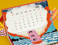 Adobe × LxU 2019 "OLYMPIG" Calendar