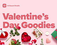Valentine's Day Templates and free mockups