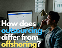 How Does Outsourcing Differ from Offshoring?