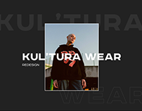 Kul'tura wear — online store redesign concept