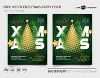 Free Merry Christmas Template + Instagram Post (PSD)