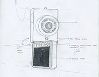 Camera Design Concept Sketch