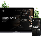Website for Heretic Tattoo Studio