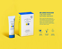 Re-used Package : Thefaceshop Natural Eco Sun