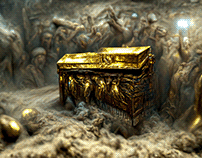 the Ark of the Covenant in the tomb Well of the Souls