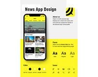 News App Design and development