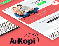 Website design AliKopi - AliExpress Cashback /webdesign
