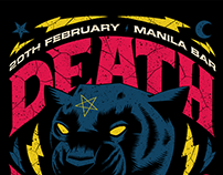 Death Panthers EP Launch Poster