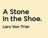 Lars Von Trier - A Stone in The Shoe Identidade Visual