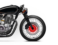 Yamaha SR500 Cafe Racer 1/8 Mile concept motorcycle