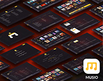 MUSIC APP UI/UX - Musio