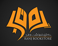 RANJ Bookstore Logo Design
