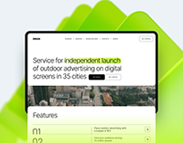 Branding and website for digital advertising platform