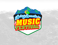 Blue mountain Festival Event Branding