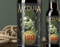 Medusa IPA Label Design