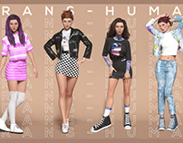 Trans-human/ Virtual Fashion Collection