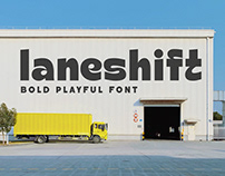 LANESHIFT (Bold Playful font)