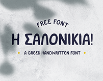 Salonikia VKF | Free Greek Handwritten Font