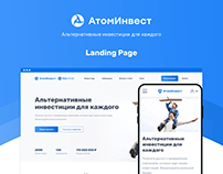 Landing Page Atominvest