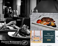 Florence Restaurant web design