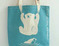 Save the planet tote bag