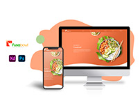 Sushi Bowl Website UI Design