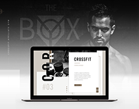 The BOX - CrossFit Gym One Page Website Redesign