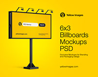 3 Billboards PSD Mockups