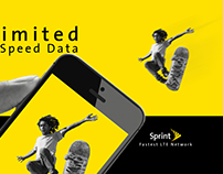 Sprint Ad Campaign | Offer Page and Moodboards