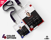 Office ID Cards Design Free PSD Set